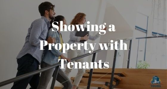 showing property with a tenant