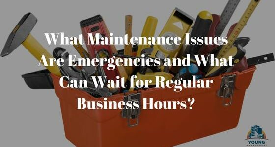 emergency maintenance issues
